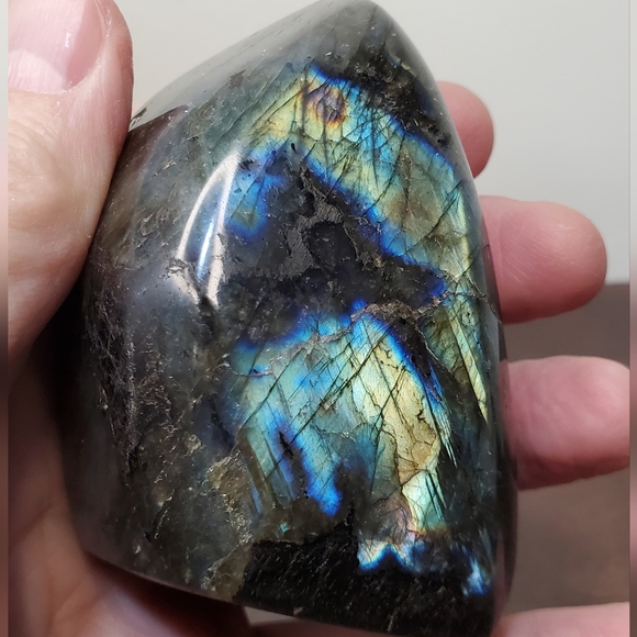 Labradorite Crystal Freeform, Two-Sided Flash, 0.67 Pounds - Picture 11 of 13
